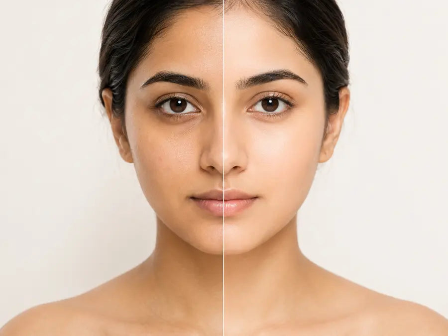 Before and after using Ciltreva products